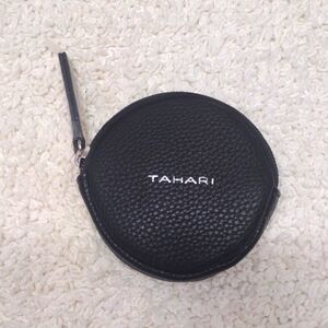 Tahari Round Bland Zipper Small Pouch